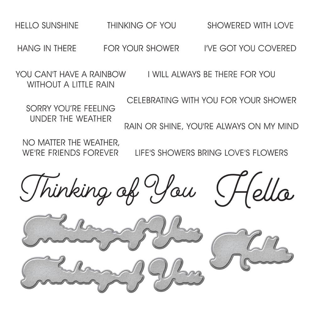 Spellbinders Stamp & Die Set - I've Got You Covered