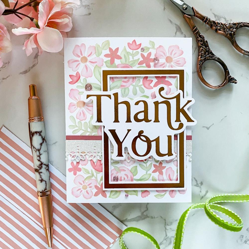 Pinkfresh Studio Hot Foil Plate - Thank You