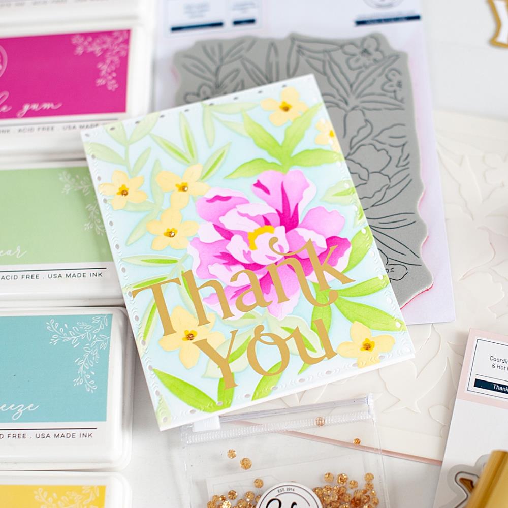Pinkfresh Studio Hot Foil Plate - Thank You