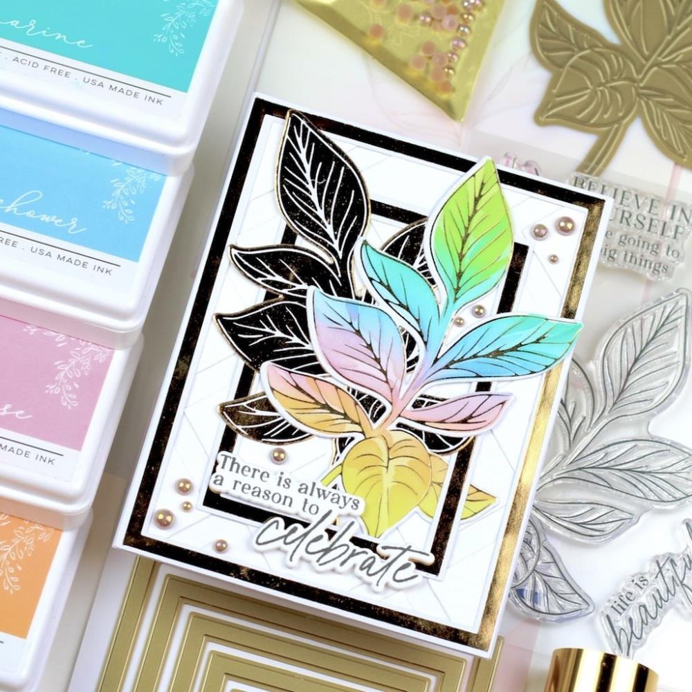 Pinkfresh Studio Hot Foil Plate - Nested Rectangles