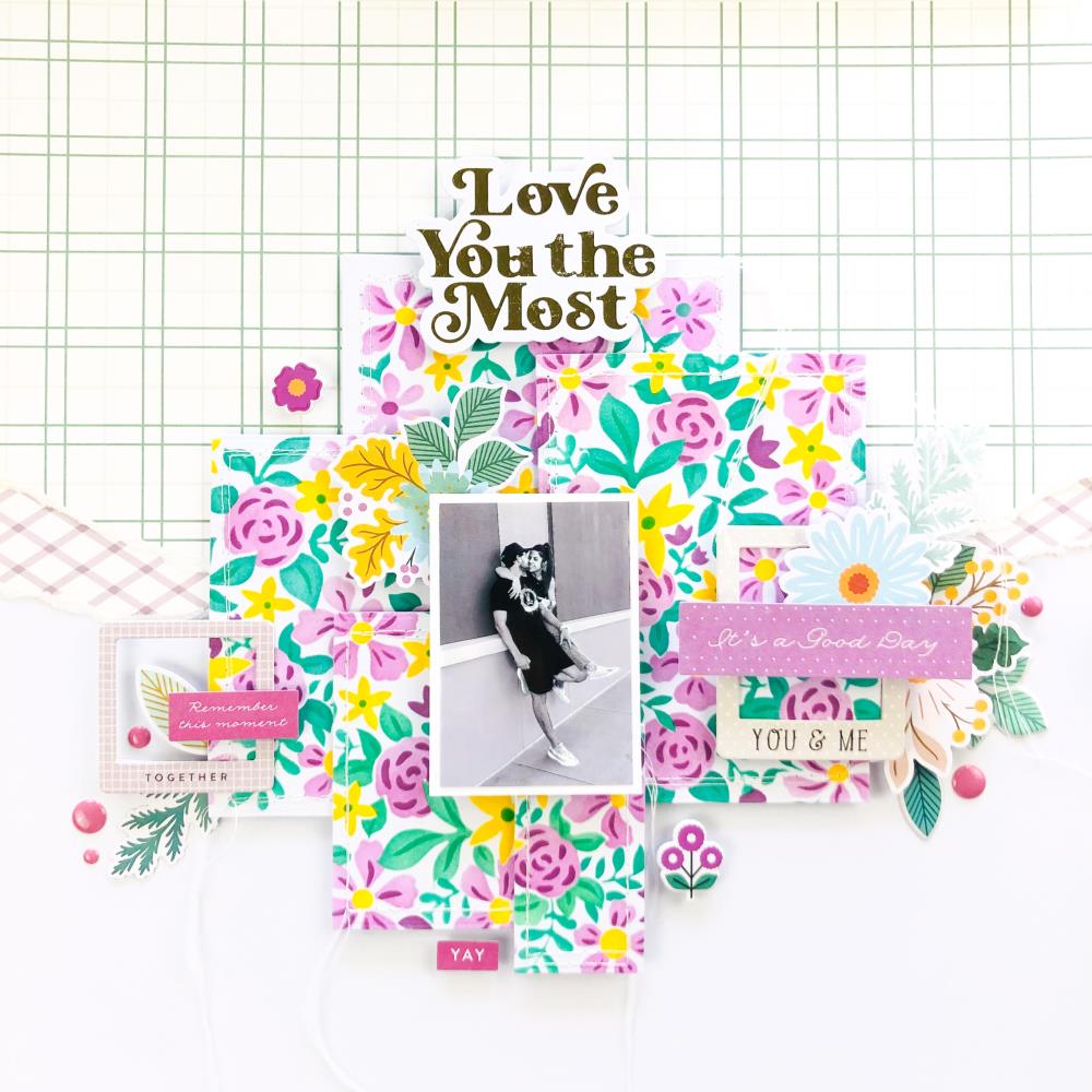 Pinkfresh Studio Hot Foil Plate - Love You The Most