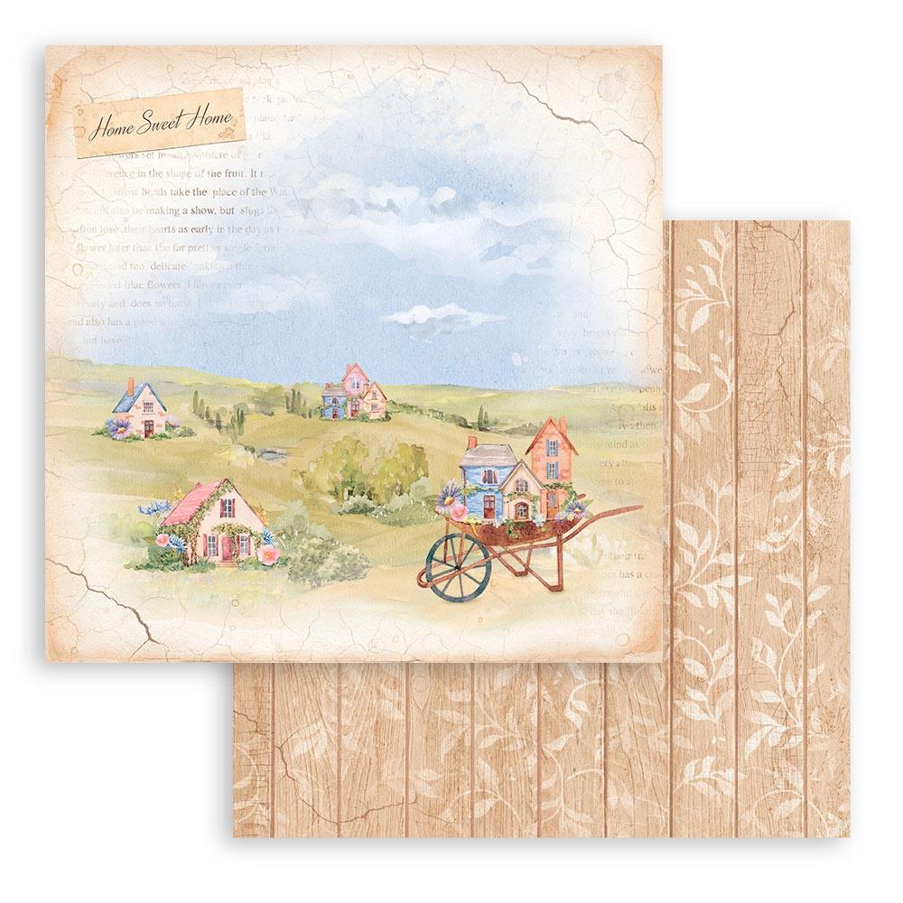 Stamperia Double-Sided Paper Pad - 12x12 - Create Happiness Welcome Home