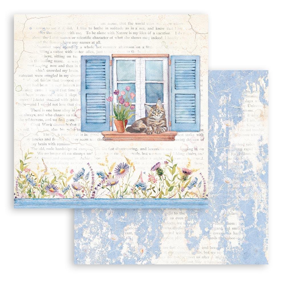 Stamperia Double-Sided Paper Pad - 12x12 - Create Happiness Welcome Home