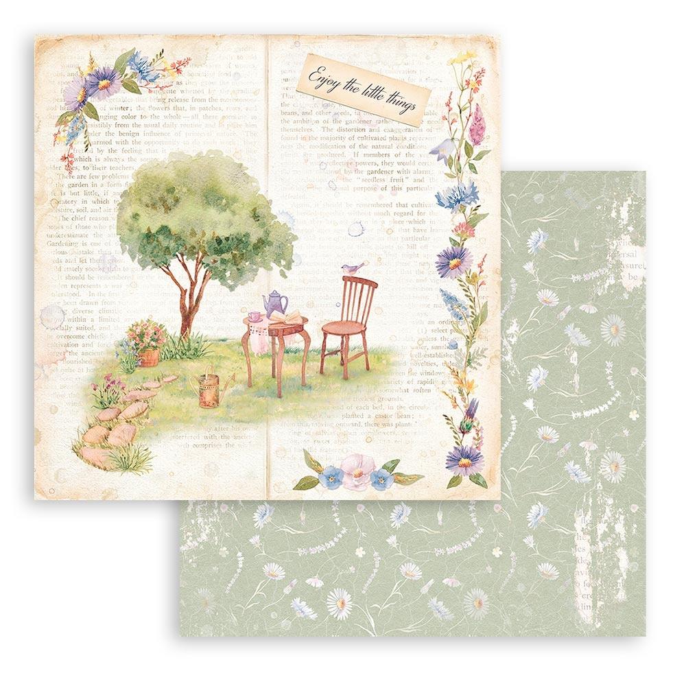 Stamperia Double-Sided Paper Pad - 12x12 - Create Happiness Welcome Home