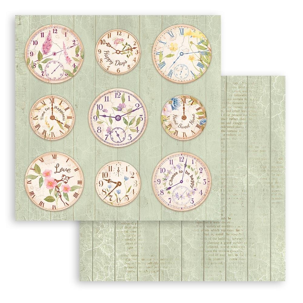 Stamperia Double-Sided Paper Pad - 12x12 - Create Happiness Welcome Home