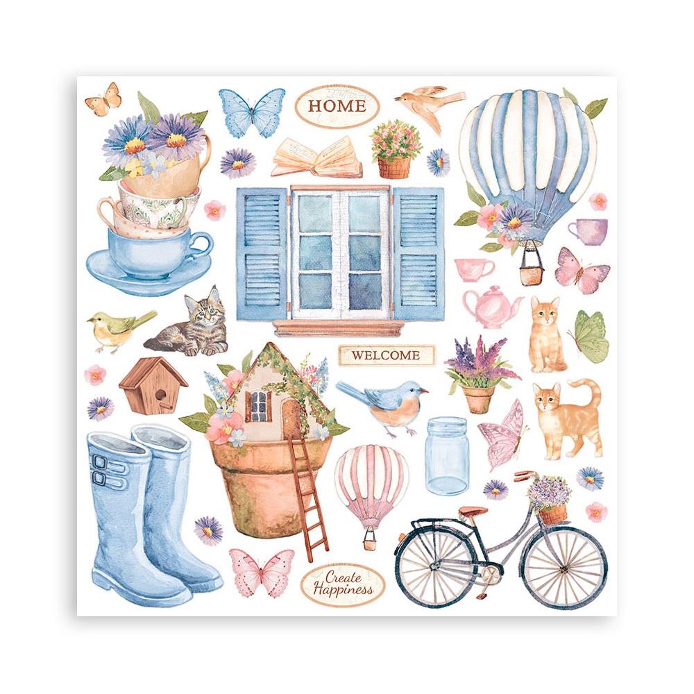 Stamperia Double-Sided Paper Pad - 12x12 - Create Happiness Welcome Home