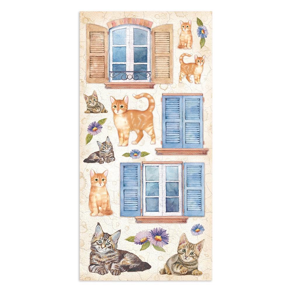Stamperia Collectables Double-Sided Paper 6X12 - Create Happiness Welcome Home