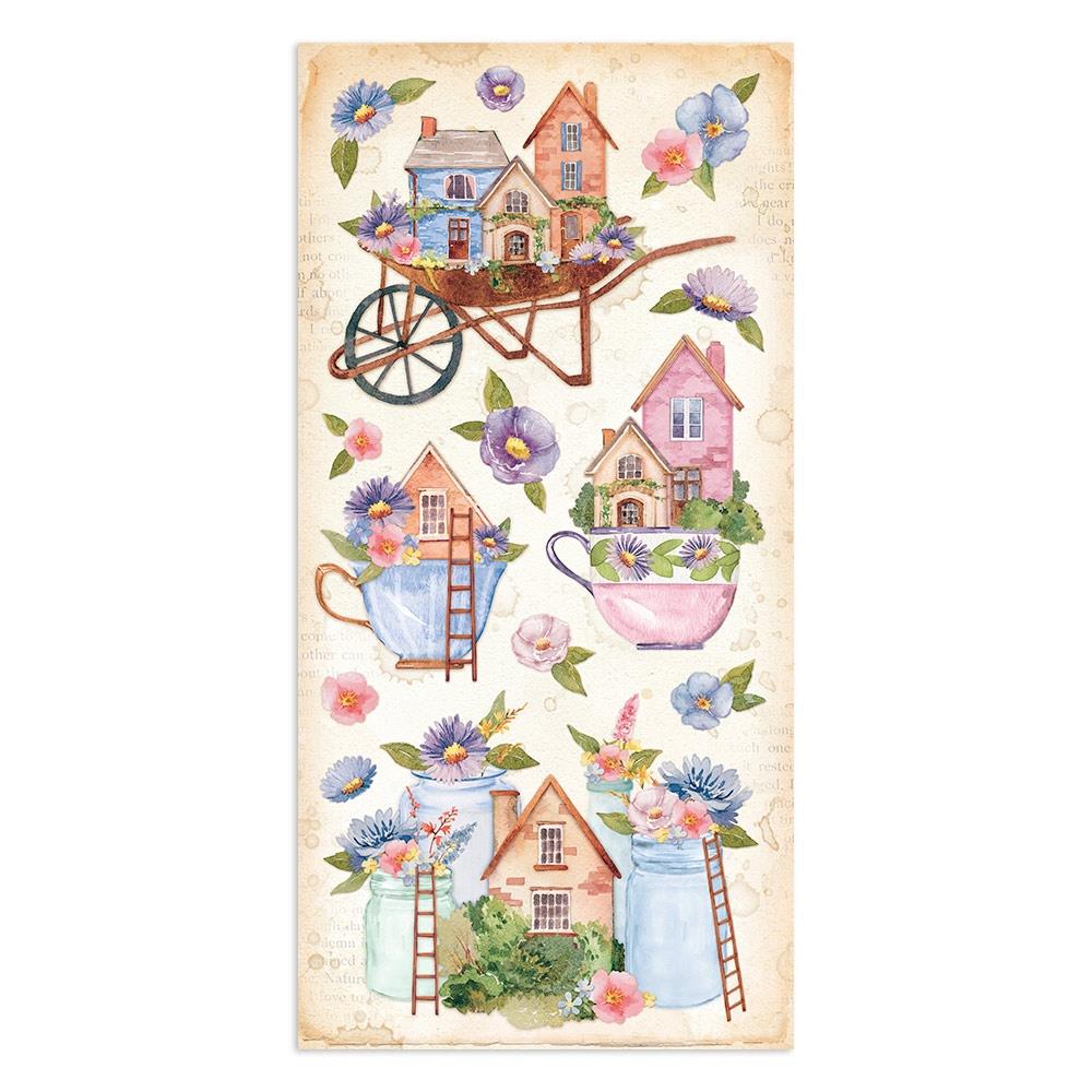 Stamperia Collectables Double-Sided Paper 6X12 - Create Happiness Welcome Home