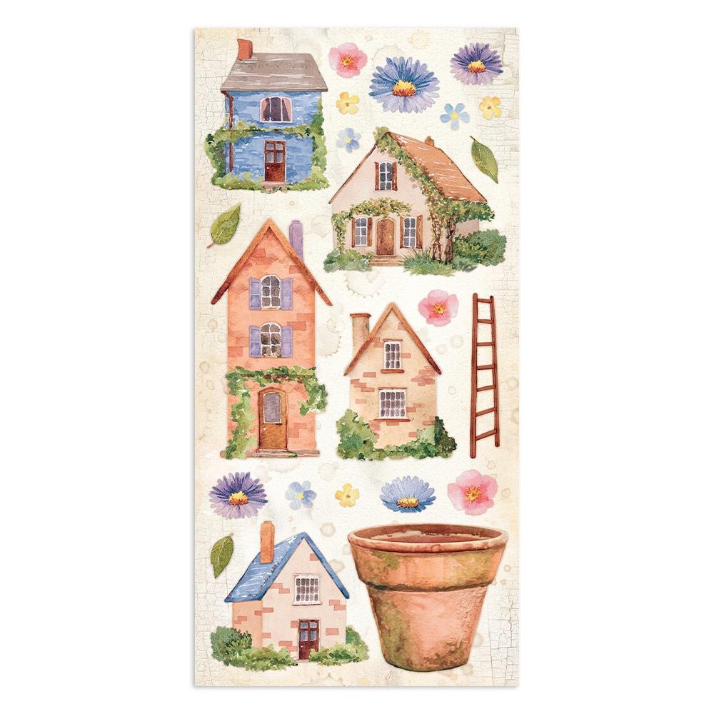 Stamperia Collectables Double-Sided Paper 6X12 - Create Happiness Welcome Home