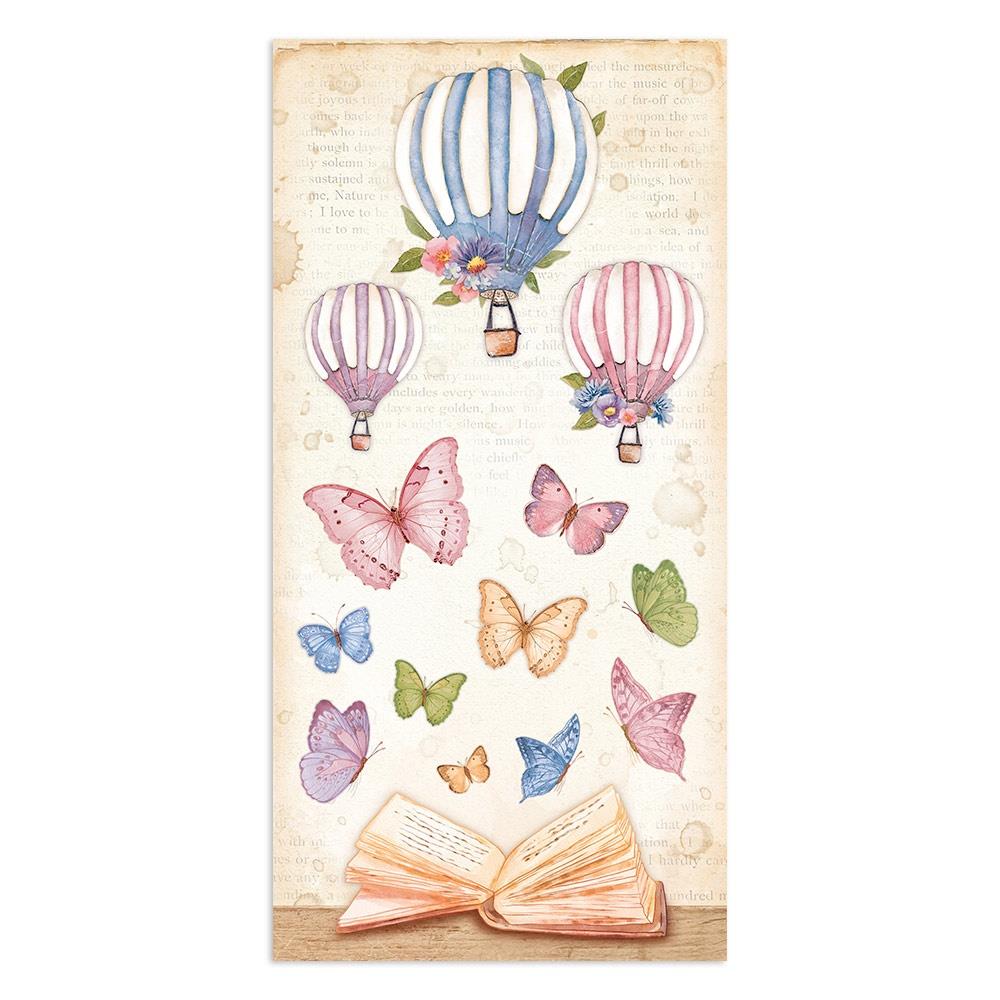 Stamperia Collectables Double-Sided Paper 6X12 - Create Happiness Welcome Home