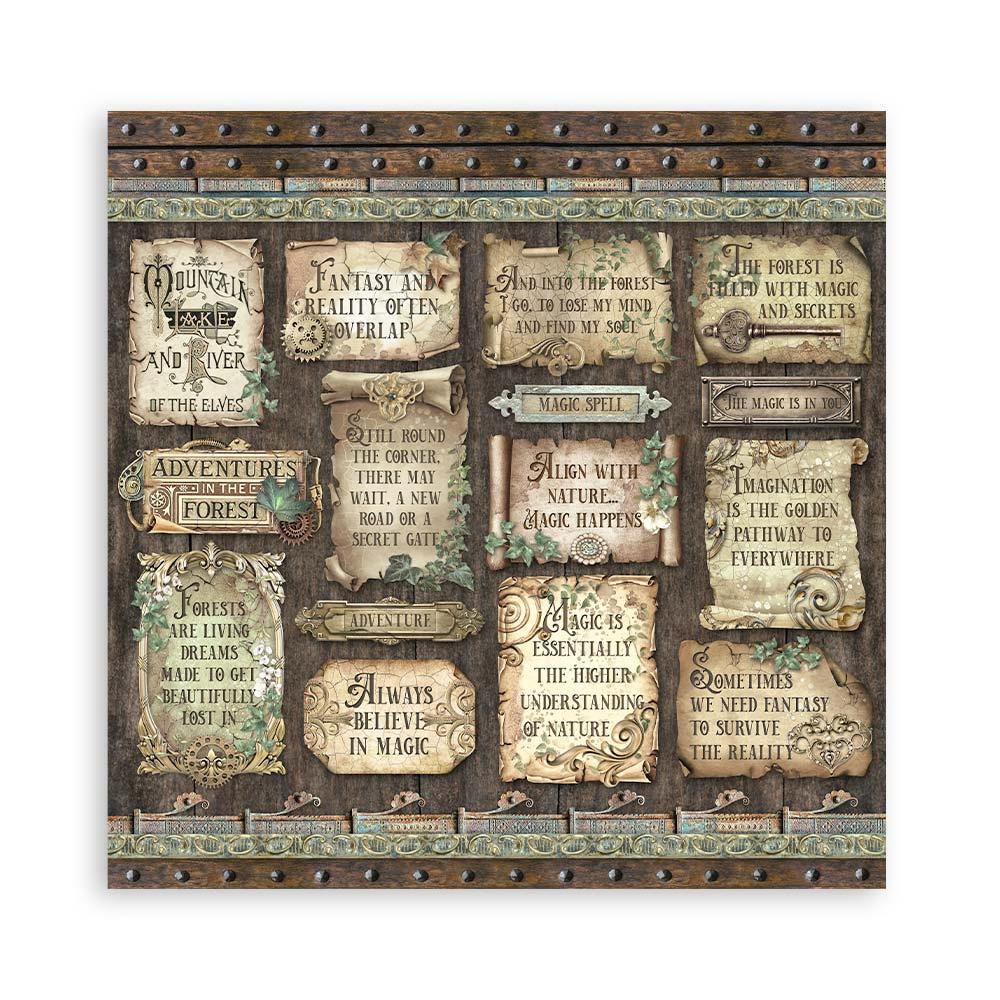 Stamperia Double-Sided Paper Pad 12x12 - Magic Forest