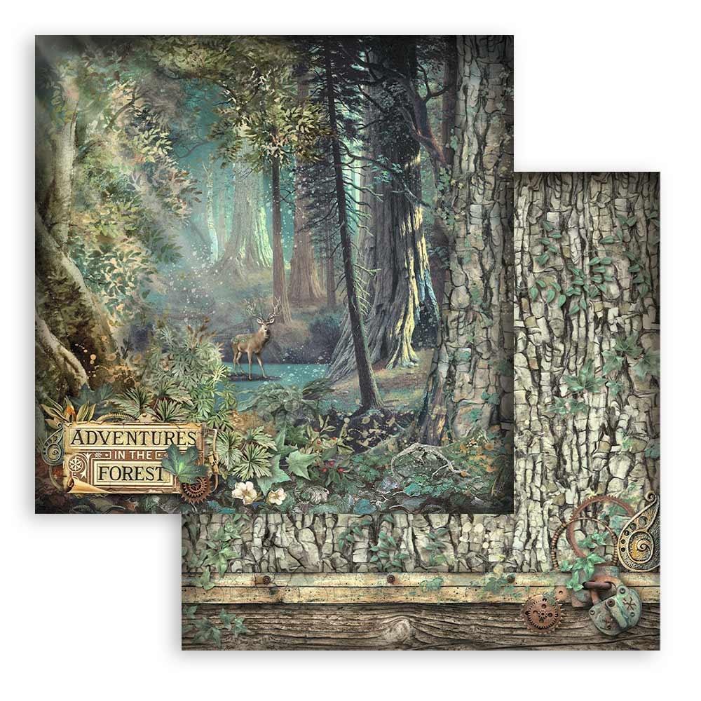 Stamperia Double-Sided Paper Pad 12x12 - Magic Forest