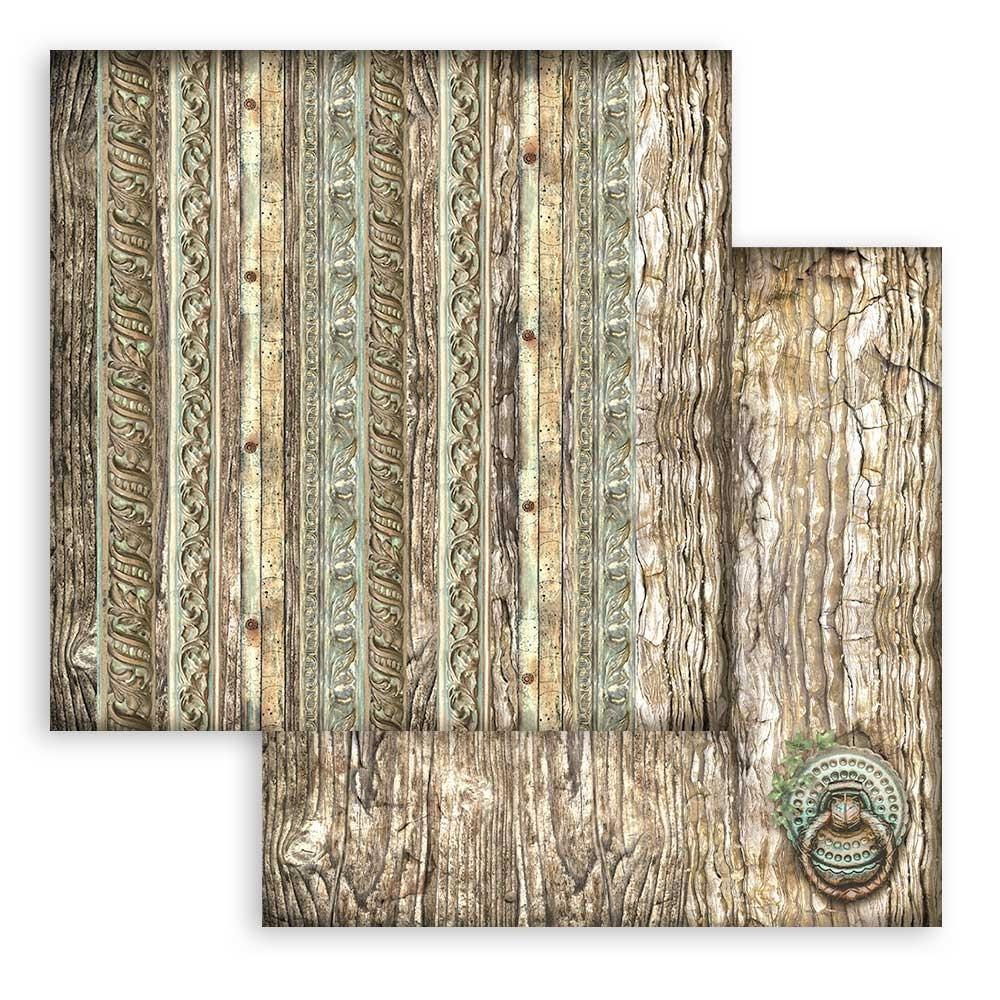 Stamperia Backgrounds Double-Sided Paper Pad 8x8 - Magic Forest