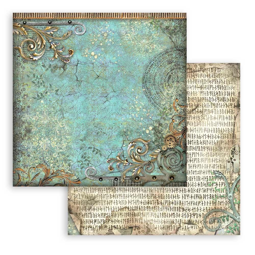 Stamperia Backgrounds Double-Sided Paper Pad 8x8 - Magic Forest