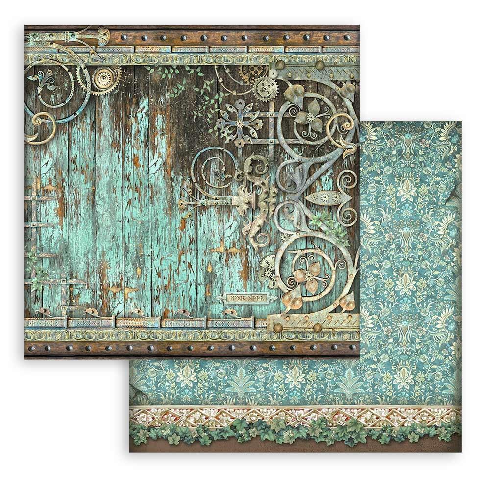 Stamperia Backgrounds Double-Sided Paper Pad 8x8 - Magic Forest