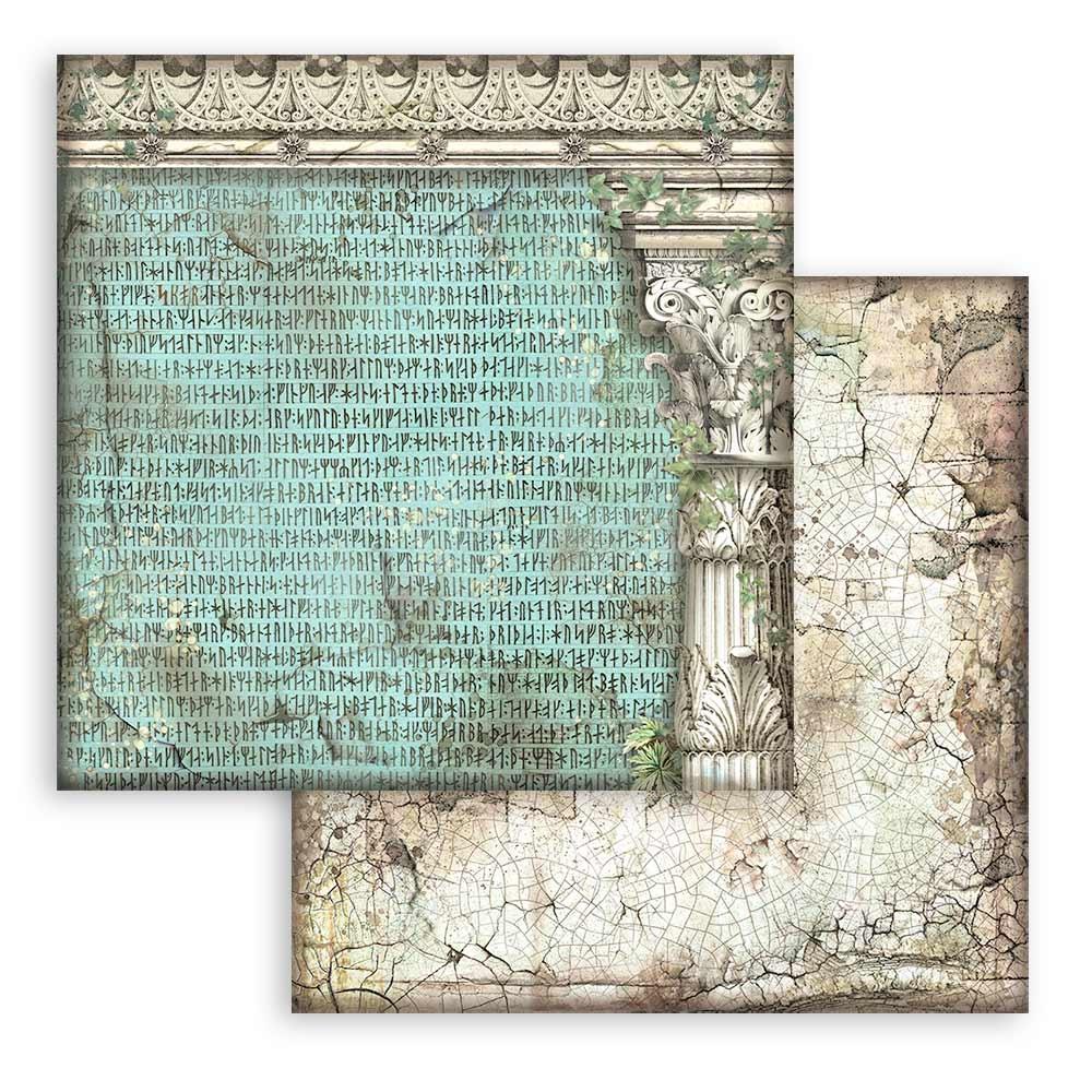 Stamperia Backgrounds Double-Sided Paper Pad 8x8 - Magic Forest