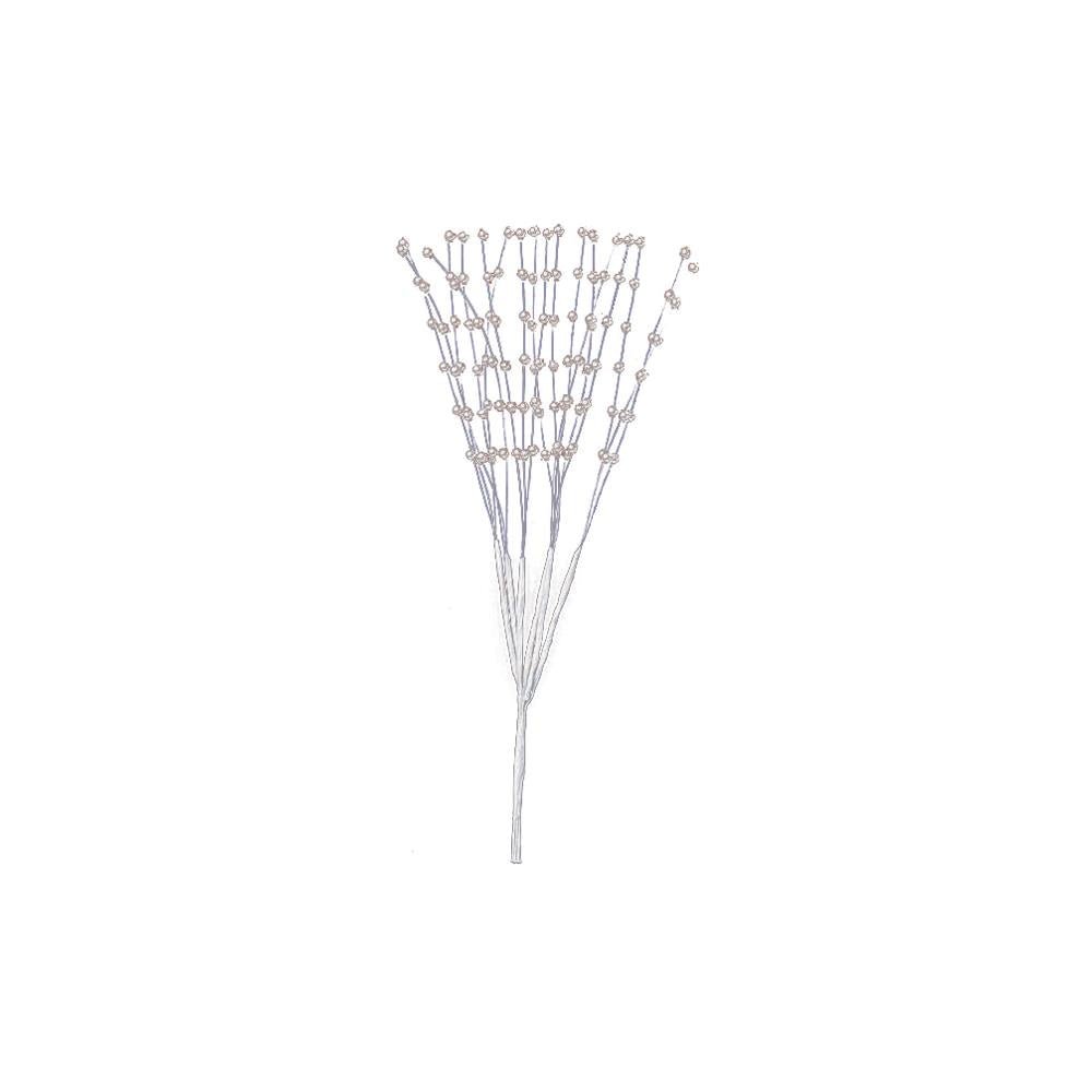 12 Stem Pearl Spray White - Crafty Divas
