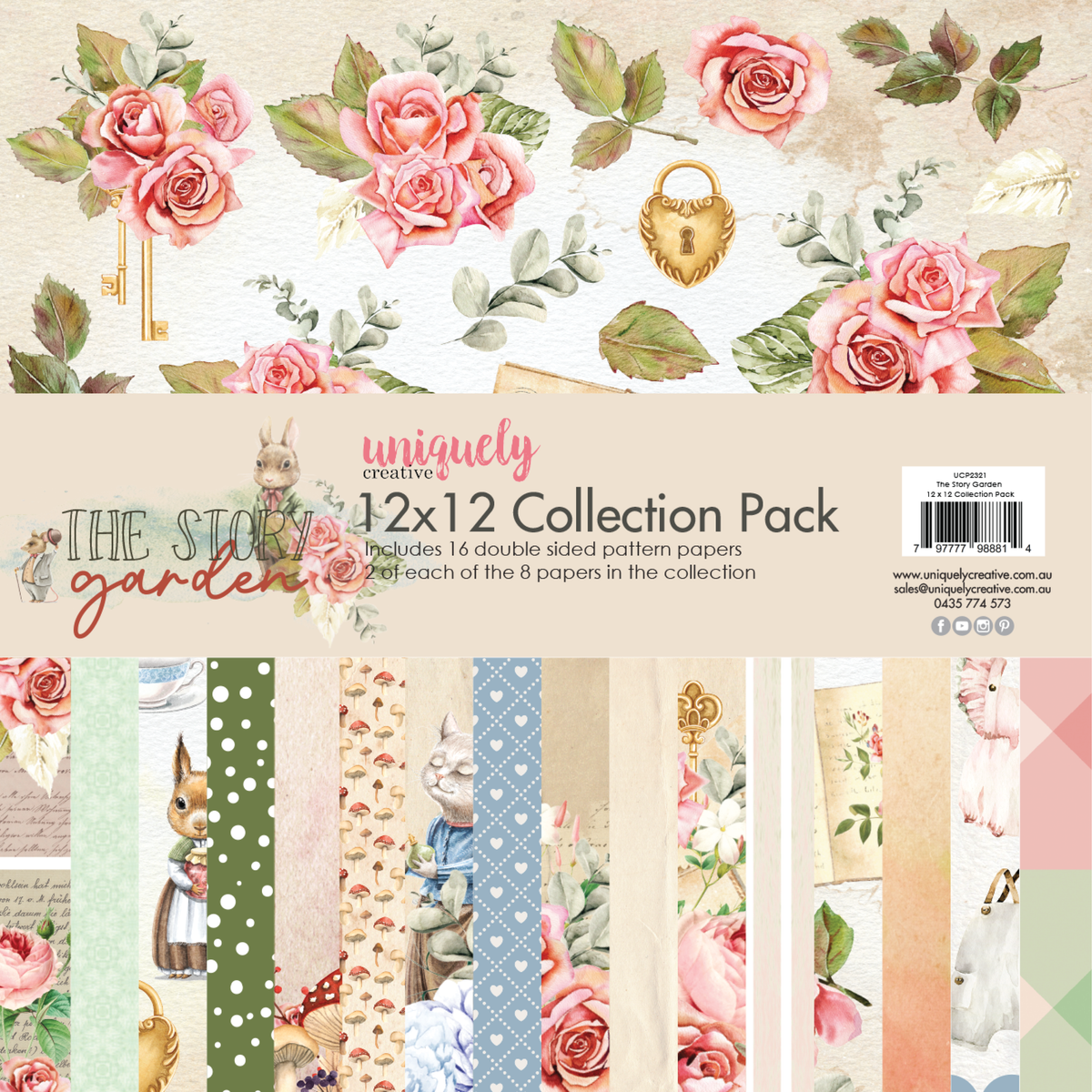 Uniquely Creative - The Story Garden - 12x12 Collection Pack