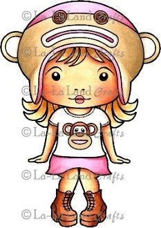 La-La Land 'Cheeky Monkey Marci' Rubber Stamp
