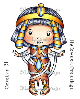 La La Land 'Egyptian Mummy Marci' (w/ Sentiments) Rubber Stamp
