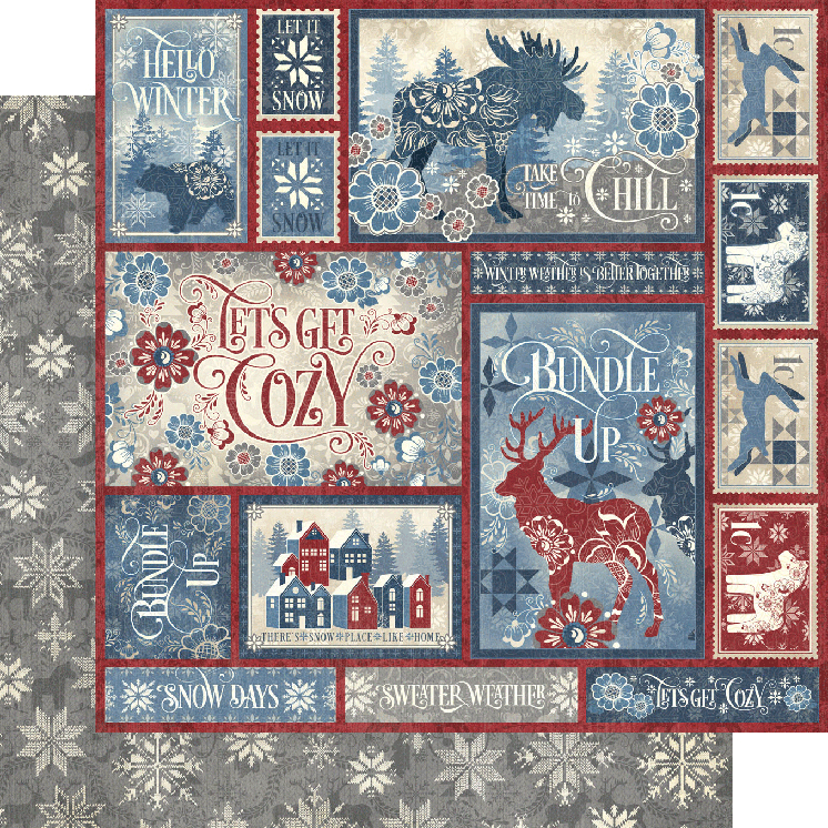 Graphic 45 - Collection Pack 12x12 - Let's Get Cozy