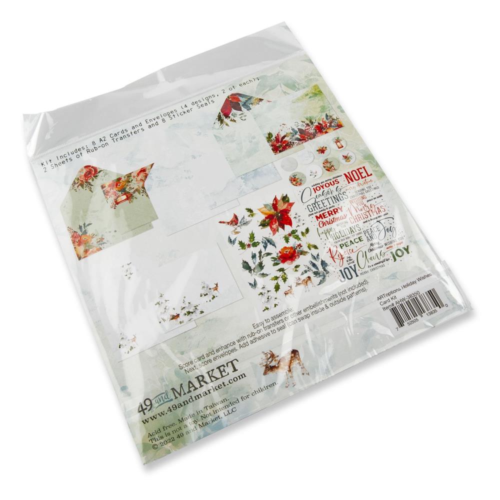 49 And Market Card Kit - ARToptions Holiday Wishes - Crafty Divas