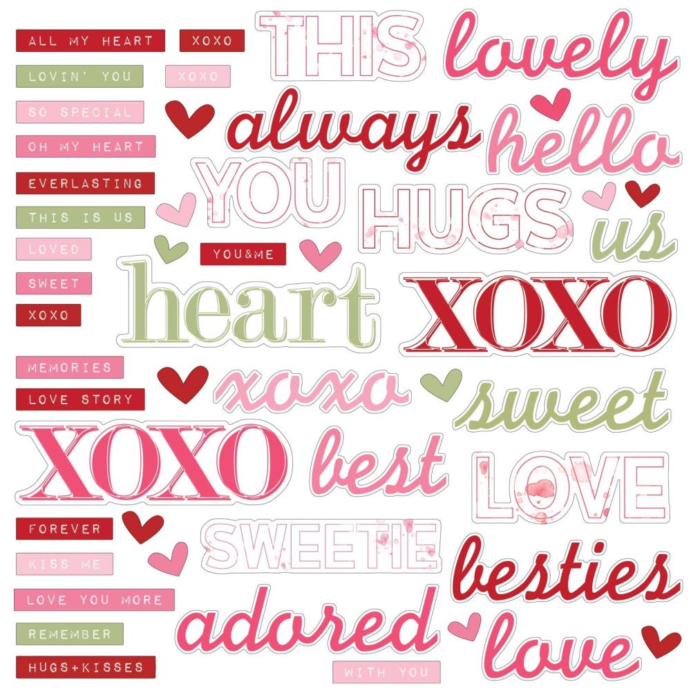 49 And Market Chipboard Bits - Chipboard Word Set - Crafty Divas