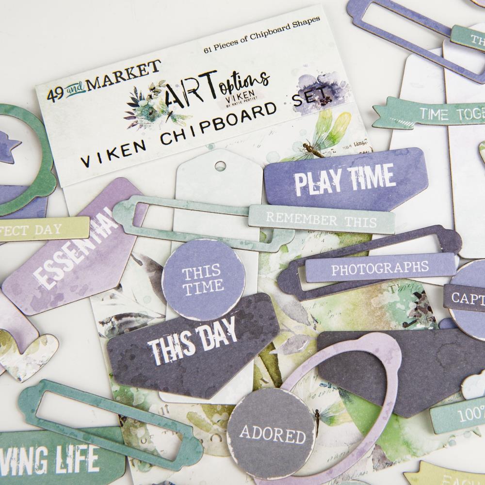 49 And Market Chipboard Set - ARToptionsViken - Crafty Divas