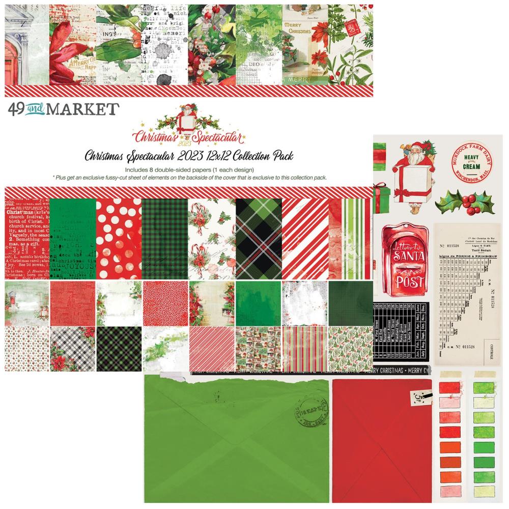 49 And Market Collection Pack 12X12 - Christmas Spectacular 2023 - Crafty Divas