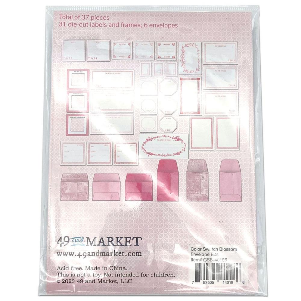 49 And Market - Color Swatch: Blossom Envelope Bits - Crafty Divas