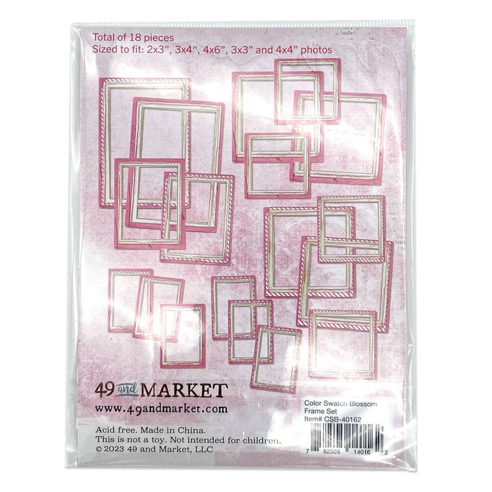 49 And Market Color Swatch: Blossom Frame Set - Crafty Divas