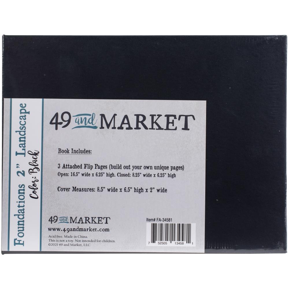 49 And Market Foundations - Landscape Album Black - Crafty Divas