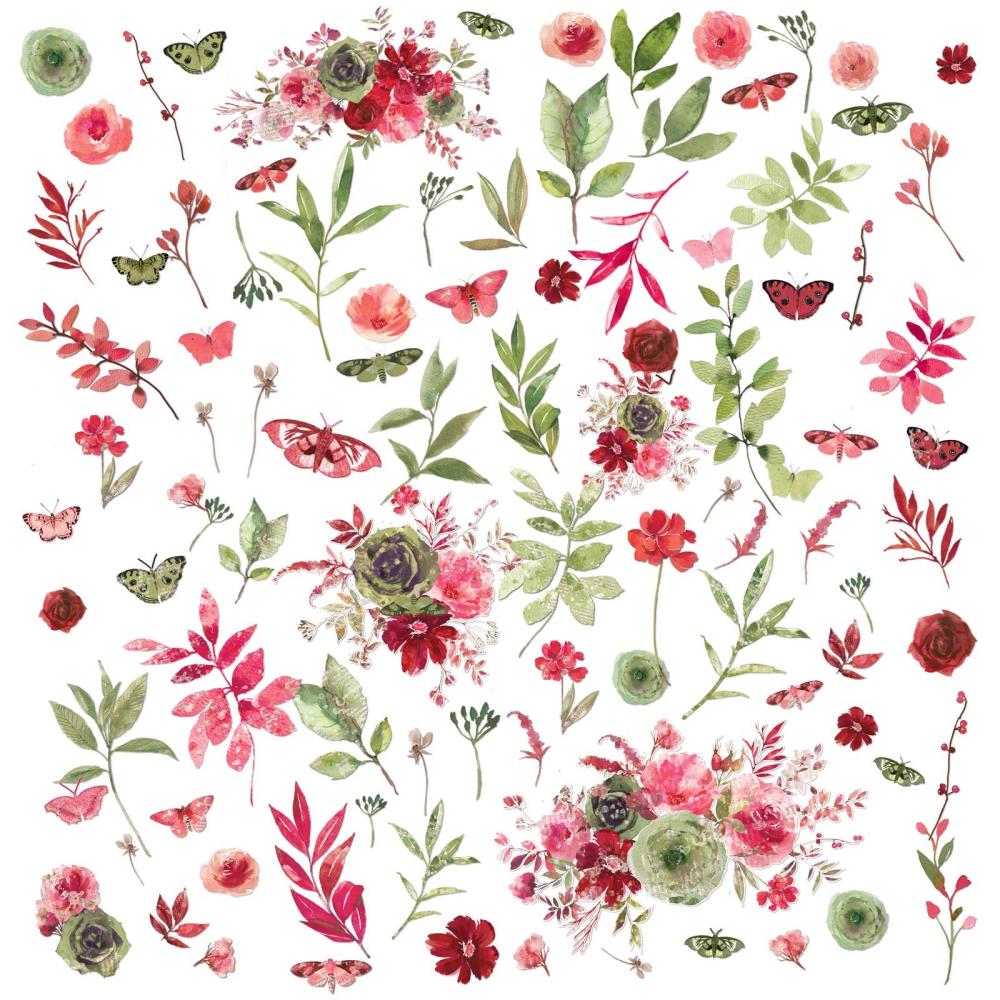 49 And Market Laser Cut Outs - ARToptions Rouge Wildflowers - Crafty Divas