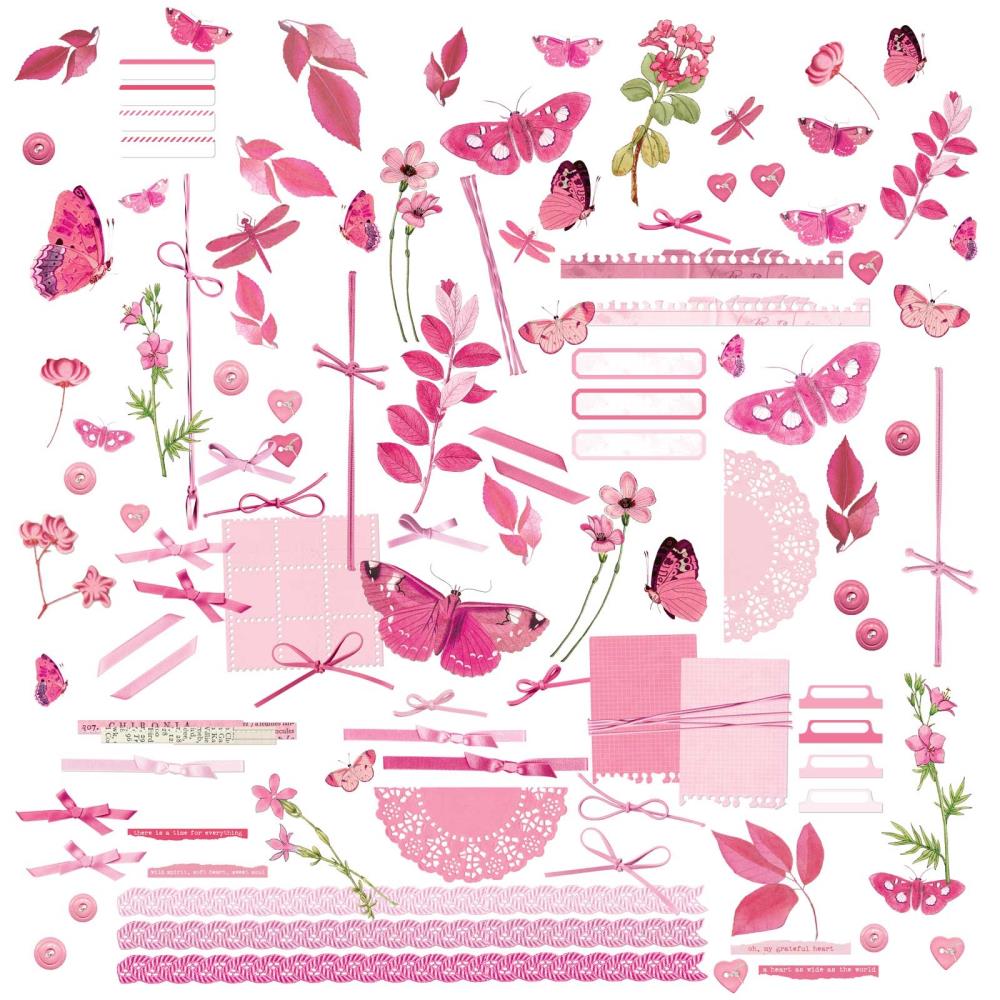 49 And Market - Laser Cut Outs Color Swatch: Blossom - Crafty Divas
