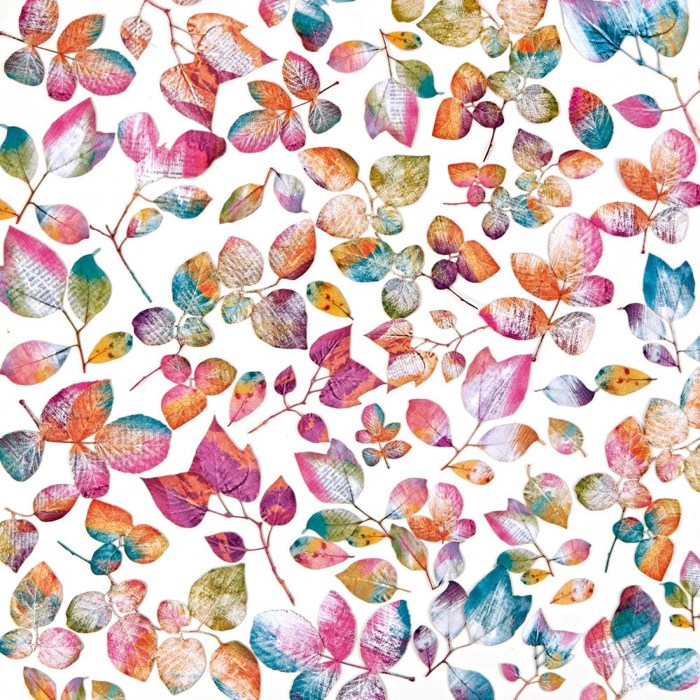 49 And Market - Laser Cut Outs - Spice Mixed Media Leaves - Crafty Divas