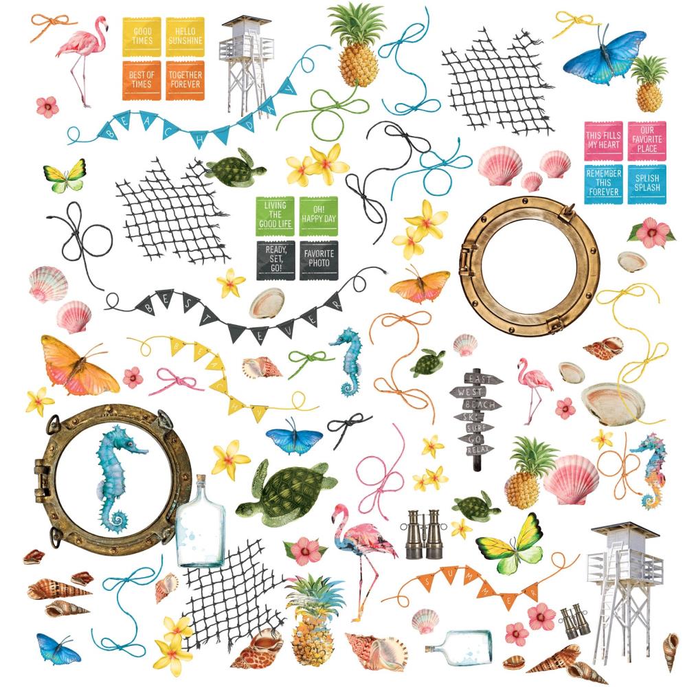 49 And Market - Laser Cut Outs - Vintage Artistry Sunburst - Crafty Divas