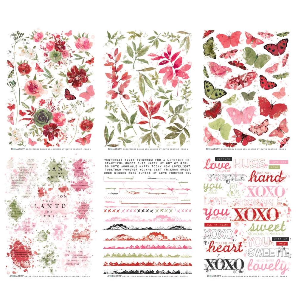 49 And Market Rub-Ons - ARToptions Rouge - Crafty Divas