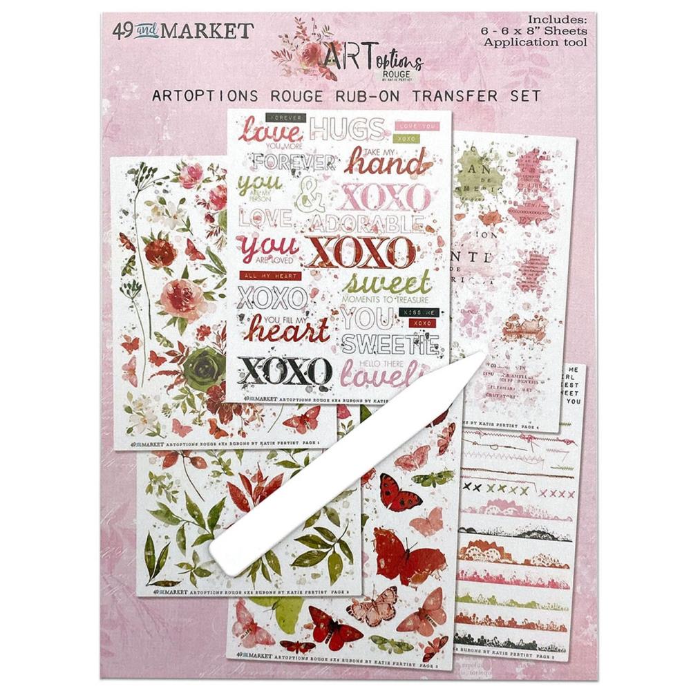 49 And Market Rub-Ons - ARToptions Rouge - Crafty Divas