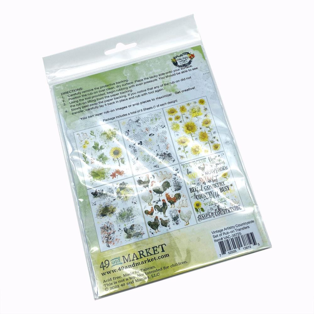 49 And Market Rub-Ons - Vintage Artistry Countryside - Crafty Divas