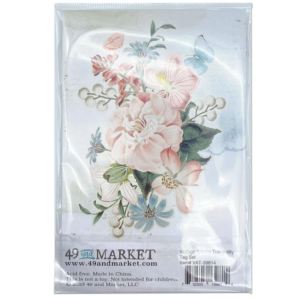 49 And Market Tag Set - Vintage Artistry Tranquility - Crafty Divas
