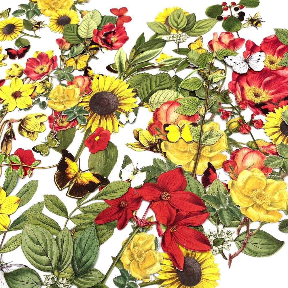49 And Market - Vintage Artistry Countryside Laser Cut Outs - Wildflowers - Crafty Divas