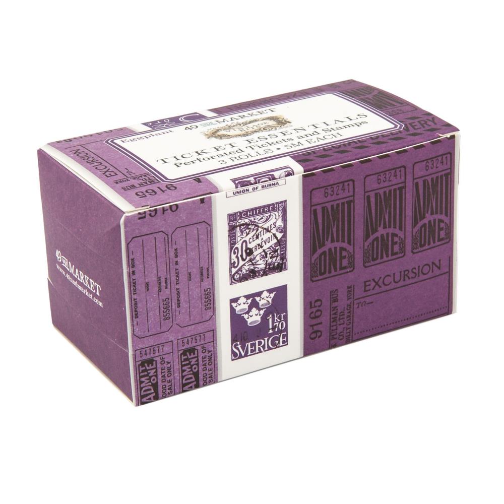 49 And Market Vintage Bits Ticket Essentials - Eggplant - Crafty Divas