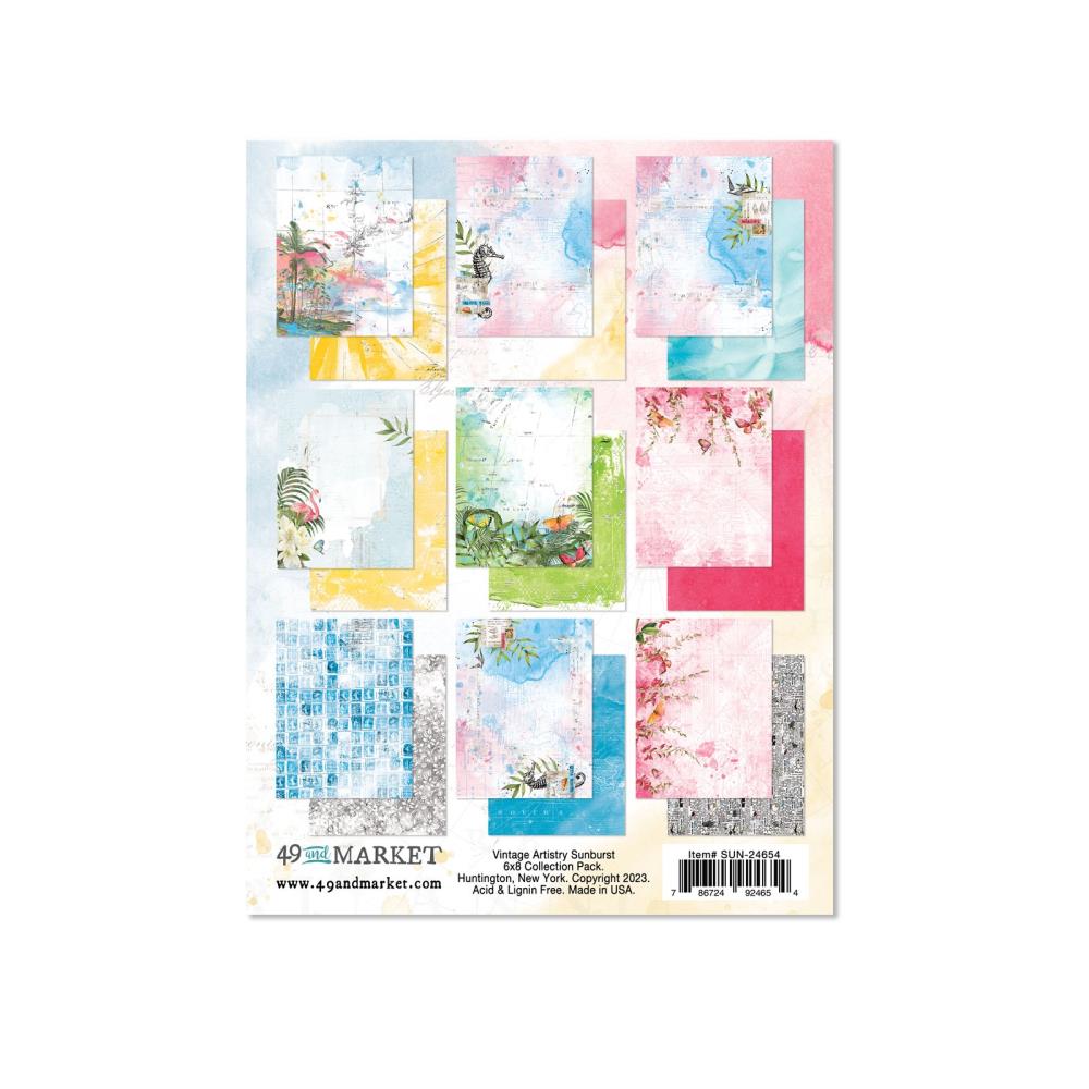 49 & Market Collection Pack 6x8 - Vintage Artistry Sunburst - Crafty Divas
