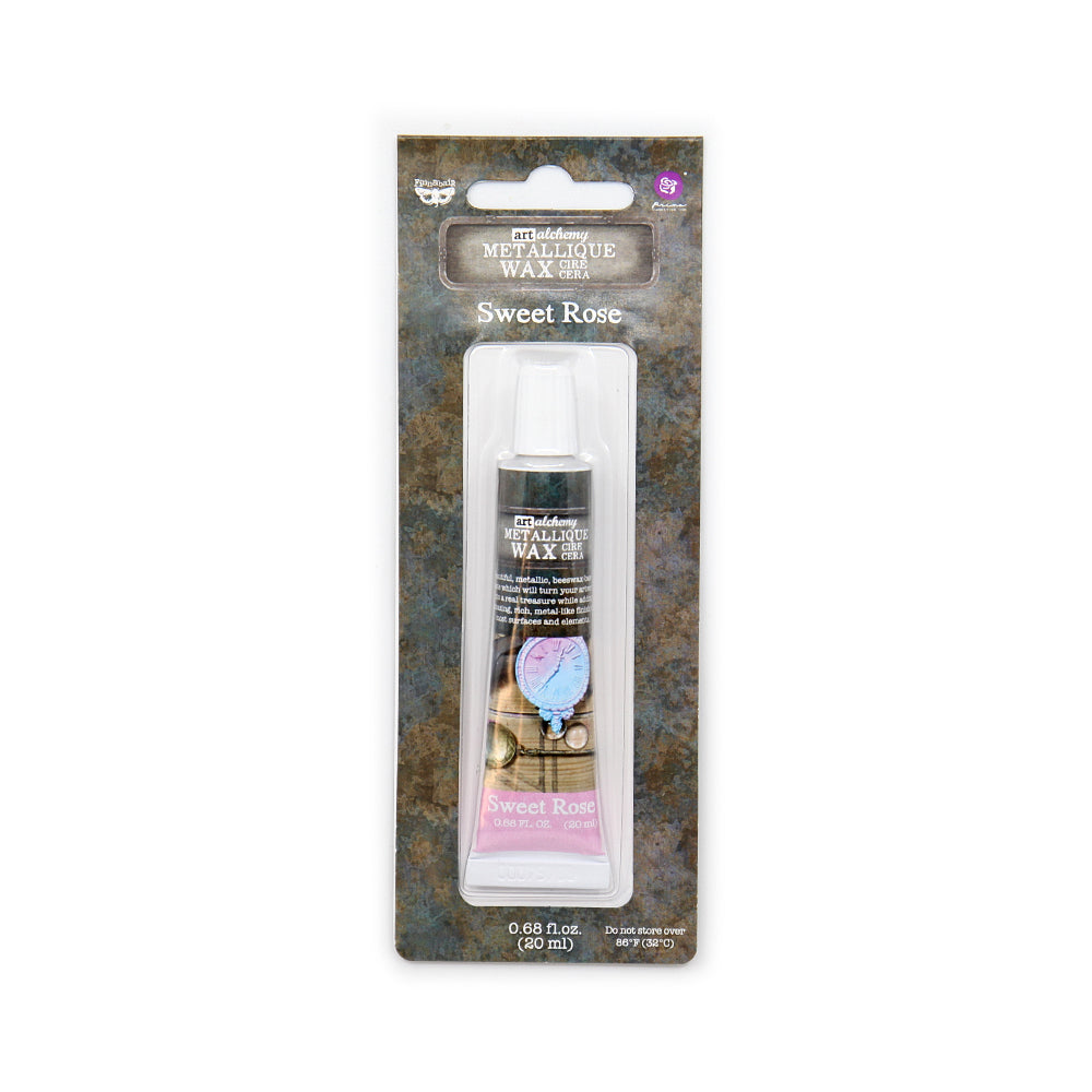 Finnabair Art Alchemy Antique Brilliance Wax - Sweet Rose