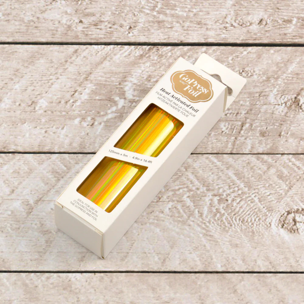 Couture Creations Heat Activated Foil - Gold Iridescent Finish