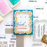 Pinkfresh Studio Stencils - Lily Frame Layering