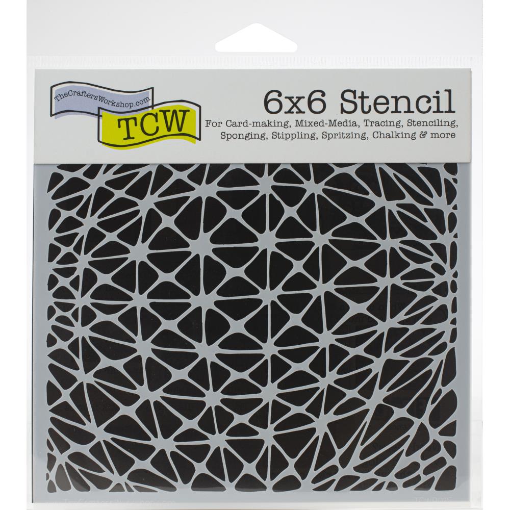 Crafter's Workshop Template 6X6 -  Geo Netting