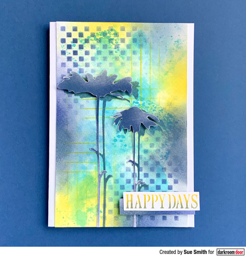 Small Stencil - Tall Flowers