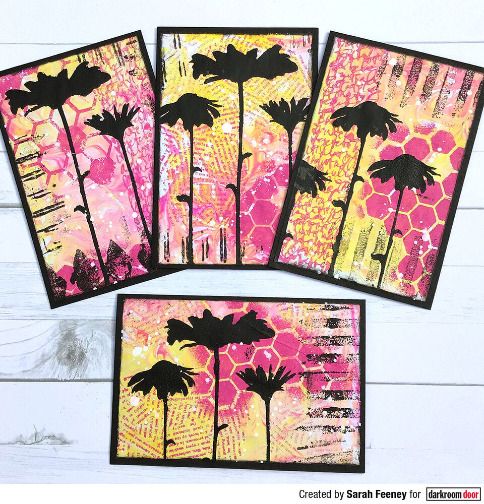 Small Stencil - Tall Flowers