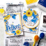 Pinkfresh Studio Stencils - Sunflowers Layering